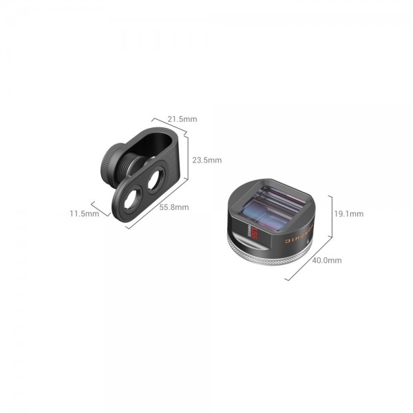 SmallRig 1.55X Anamorphic Lens for Cellphone 3578